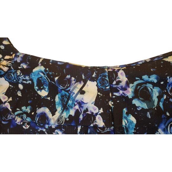 Marilyn Monroe Dress Womens M Modern Abstract Colorful Zip Back Short Sleeve - Picture 4 of 16